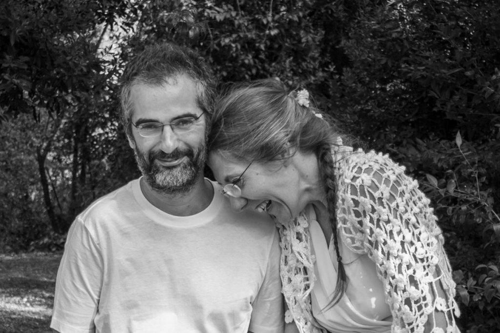 Portrait de couple en format paysage